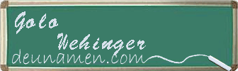 Golo Wehinger Visitenkarte